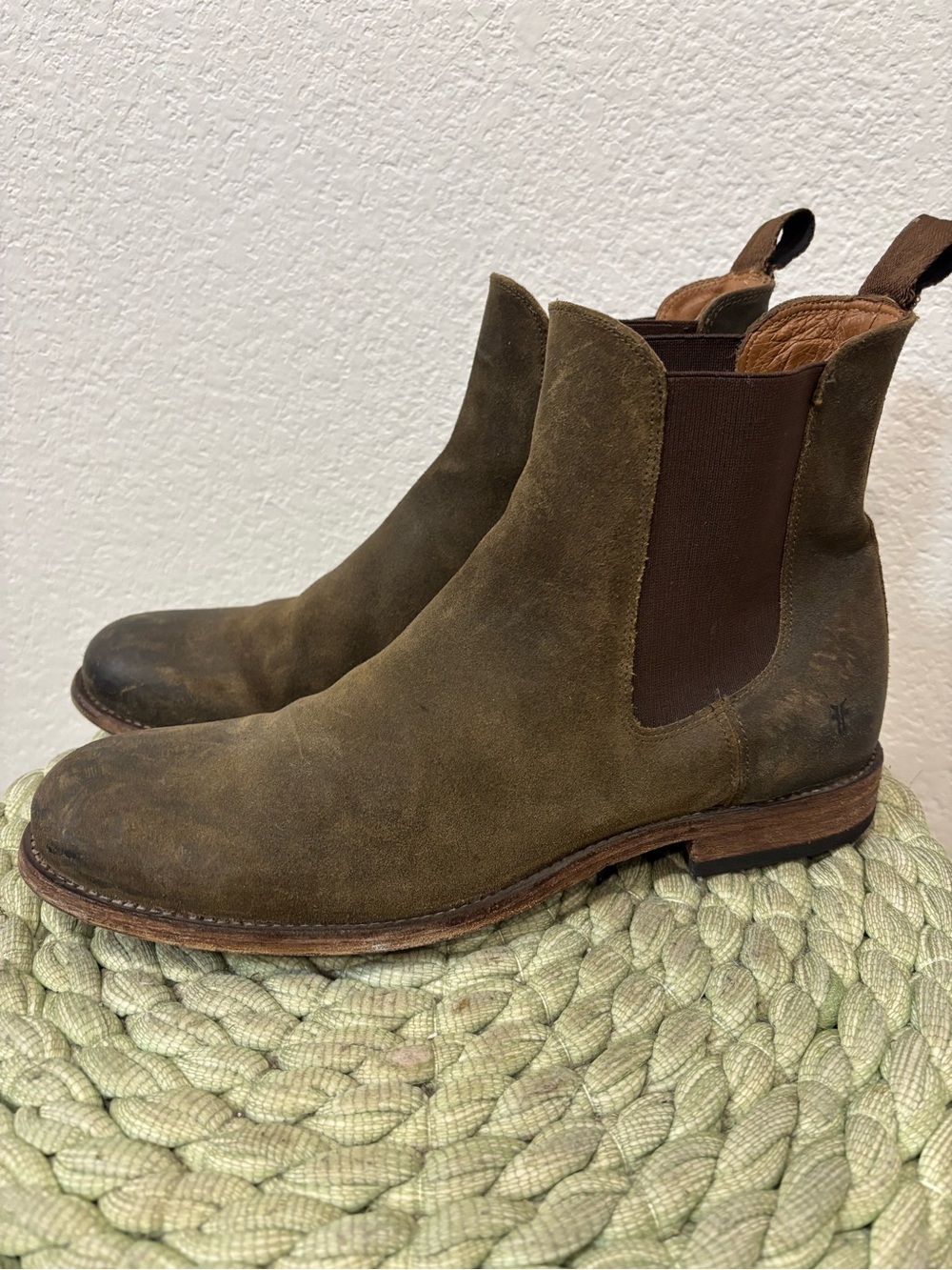 Frye Men’s Tyler Flex Bark Brown Chelsea Boots